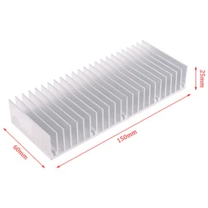 150x60x25mm Radiator Aluminum Heatsink Extruded Heat sink for LED Electronic`io - Bild 1 von 11