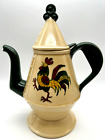 Poppytrail Metlox California Pottery Farmhouse Country Kitchen Rooster Teapot