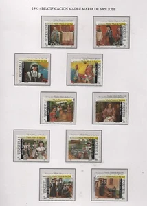 Venezuela: 1995; Scott 1521-a-j 10 values mint NH. VZ2626 - Picture 1 of 1