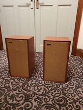 B&W Bowers And Wilkins DM1 Pair of Loudspeakers 1960s, Vintage Wooden Speakers