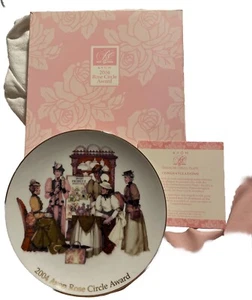 Vintage Avon Rose Circle Award 6th In Series  Plate Mrs.Albee presenting Avon - Picture 1 of 6