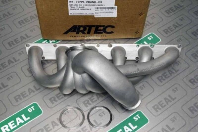 Colector turbo banda V Artec SS Precision 70 mm para Nissan Skyline RB25DET RB26DET Foto 1 de 4