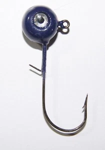 Aspirin Head Jigs, BHW, Painted, (3) Hook Styles, (7) Sizes (10) Per Pack - Picture 1 of 22