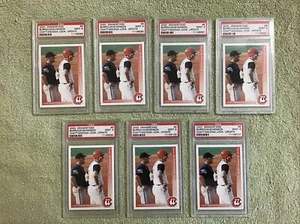 Grandstand Sean Burroughs 2000 Drew Henson Chattanooga Lookouts PSA 9 como nuevo Lotx7 - Imagen 1 de 9
