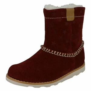 Niñas Clarks Informales con Cremallera Calentadas Botas Corona Piper - Imagen 1 de 28