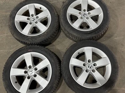 12-15 Honda civic OEM Enkei Wheels 5X114.3 Rims 16X6.5 ET45 Wheels Only No tires - Image 1 of 4
