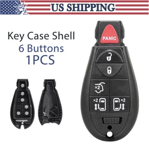 For Chrysler Town & Country 2008-2016 Key Fob Case Shell 6 Button IYZ-C01C - Bild 1 von 12