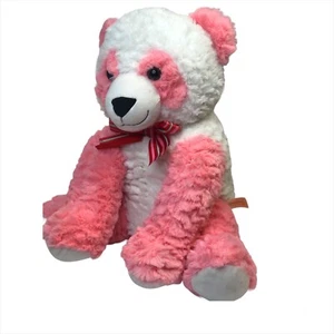 DanDee Teddy Bear Pink and White 15” Plush Stuffed Animal - Picture 1 of 4