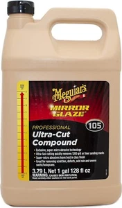 Meguiars Mirror Glaze #105 - Ultra Cut Compound - M10501 - 1 Gallon 128 oz - Picture 1 of 24