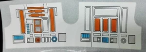 CALCOMANÍA DE REPUESTO R5D4 A+++ CALIDAD PERFECCIÓN TROQUELADA LISTA PARA PEGAR SIN CORTE - Imagen 1 de 1