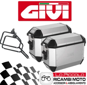 Set Givi Maletas Lateral Aluminio Alaska + Soporte KTM 1190 Adventure 2015 2016 - Imagen 1 de 1