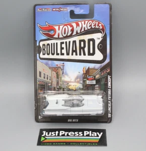 Hot Wheels Boulevard Real Riders Big Hits White '55 Lincoln Futura Concept RR - Picture 1 of 7