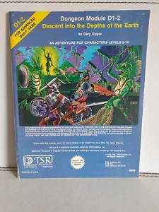 AD&D Dungeon Module D1-2 DESCENT INTO THE DEPTHS OF THE EARTH 1st TSR 9059 /1980 - Bild 1 von 6
