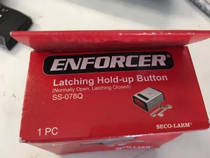 Enforcer Seco-Larm SS-078Q Latching Holdup Button With Key- new over stock - Picture 1 of 4