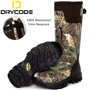 Hombres Neopreno Camuflado Wellington Muck Botas de Agua Impermeables Senderismo Caminar Talla - Imagen 1 de 9