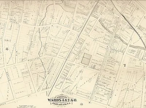 Elizabeth NJ 1882  Maps with Businesses and Homeowners Names Shown  - Picture 1 of 8