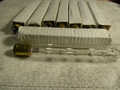 FEIT ELECTRIC 20T61/2/DC-130 20T6-1/2DC CLEAR TUBE EXIT BULBS Set 9 NOS - Image 1 of 3