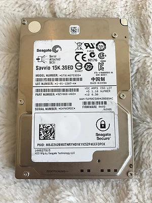 Seagate Savvio 15K.3 ST9146753SS 146GB 64MB Cache SAS 6Gb/s 2.5" Enterprise HDD - Image 1 of 3