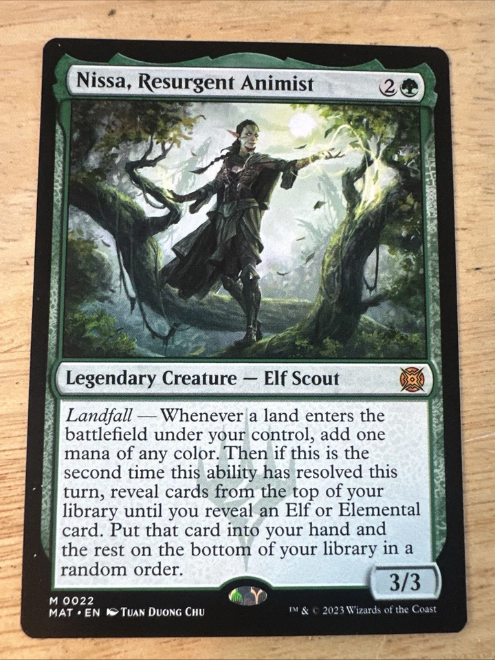 Nissa, Resurgent Animist MTG The Aftermath Mythic NM x1 - MOM - Pack Fresh - Image 1 of 2