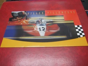 CANADA Unitrade 1648b GILLES VILLENEUVE NO SOUVENIR SHEET FOLDER ONLY MNH - Picture 1 of 2