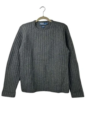 Suéter Polo Ralph Lauren para mujer mediano mezcla de cachemir y lana de cordero cuello redondo Foto 1 de 4