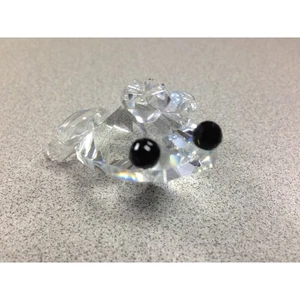 Swarovski Frog with Crown Crystal Figurine – Small Collectible Animal Figure - Picture 1 of 4