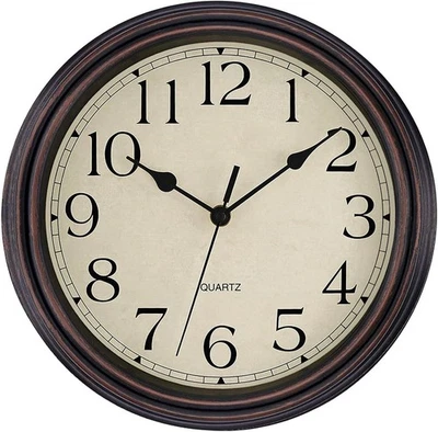 Timeless Style, Peaceful Precision Silent Non-Ticking Round Classic Quartz Clock - Image 1 of 3