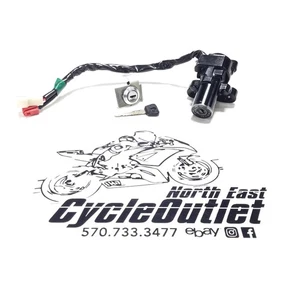 2008 08-16 Yamaha YZF R6 OEM Encendido Interruptor Clave Posterior Seat Lock Set - Imagen 1 de 20