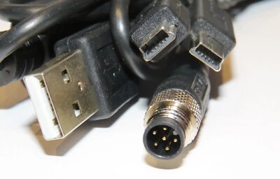 MCB ELECTRONICS 3-Way Mini USB Charger Charging Cable Compatible for XP Deus II 2 Metal Detector