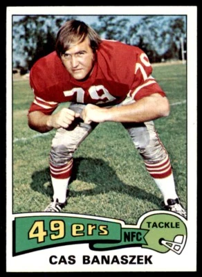 1975 Topps Cas Banaszek T San Francisco 49ers #248 - Image 1 of 2