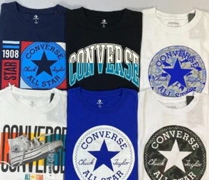 NEW Boy's Youth Converse Short Sleeve Cotton T-Shirt - Picture 1 of 7