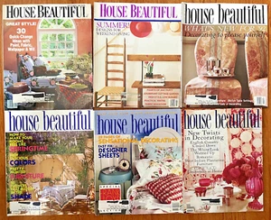 House Beautiful 1990 1991 1992 1993 Lot of 6 Vicente Wolf Sherri Donghia - Picture 1 of 8