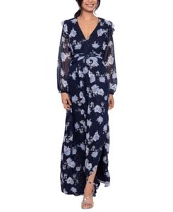 Maxi vestido de noche metálico para mujer Betsy & Adam - Imagen 1 de 3