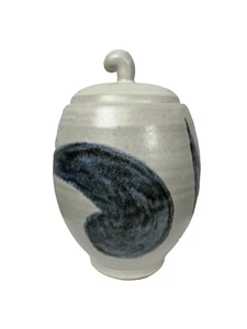 Adrian Shaw Studio Pottery Jar Vessel Lidded MCM Signed Mid Century Modern 8" - Picture 1 of 8