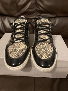 Authentic Jimmy Choo Black Python Trainers 43 9