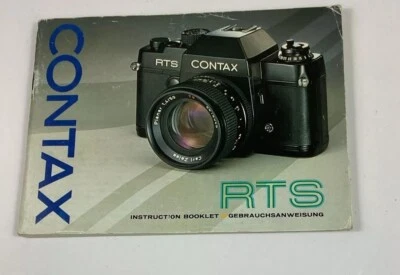 Contax RTS Instruction Manual Original - Image 1 of 4
