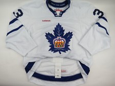 CCM QuickLite Toronto Marlies Game Issue AHL Pro Stock Hockey Jersey 56 JOHNSTON