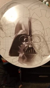 Vintage Plastic Darth Vader Plate - Picture 1 of 3