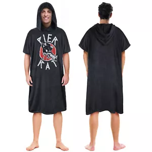 Surf Poncho Wetsuit Changing Towel Robe Hood Quick Drying Beach Bath Cover up - Picture 1 of 8