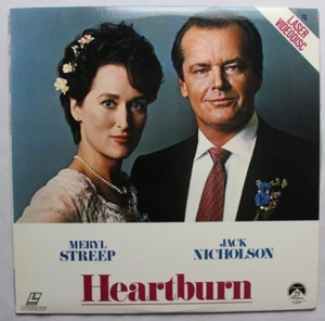 HEARTBURN laserdisc LD JACK NICHOLSON SCARCE *QUICK SHIP* - Picture 1 of 2