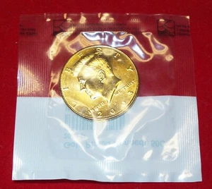 2003-P 50C mezzo dollaro Kennedy placcato oro da Littleton Coin Co. - Sigillato - Foto 1 di 2