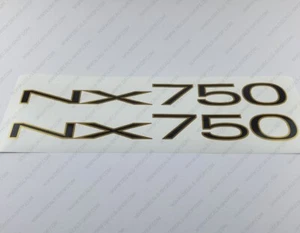 TRACKER MARINE NITRO NX750 BOAT GOLD DECALS STICKERS Set of 2 18" LONG - Picture 1 of 6