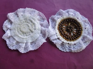 Stück schöne Applikation Patch Bordüre Nähen Braun weiß 11cm AP667 - Bild 1 von 3