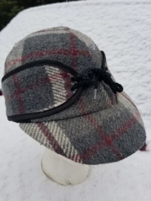 De Colección Para Hombres S Gris Negro Búfalo Cuadros Gorra de Caza EE. UU. Invierno Orejeras Aisladas S Foto 1 de 4