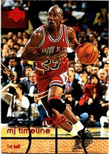 Michael Jordan Bulls 1998 Upper Deck MJX Timeline Pick Your Cards #1-130