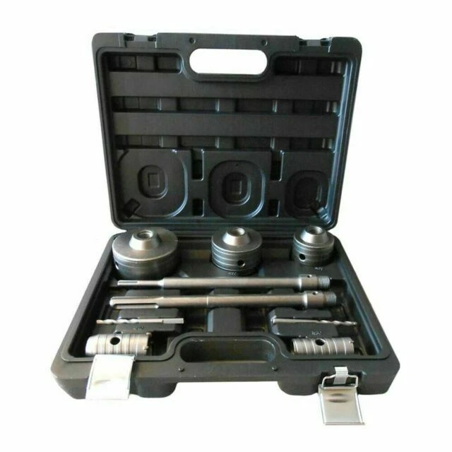 Oxford SDS Plus Max Kit Frese a Tazza da Muro  9 Pezzi - Nero