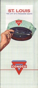 1962 Conoco Road Map: St. Louis NOS - Foto 1 di 1