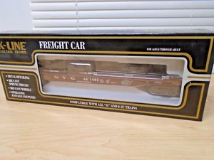 Heavy K-line K6911751 Cast Metal Scale NYC Bulkhead FlatCar 481405+Truck Load OB - Picture 1 of 8