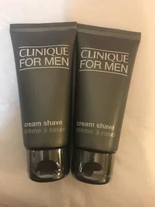 Clinique for Men Cream Shave 60ml X 2 New and Sealed - Picture 1 of 2
