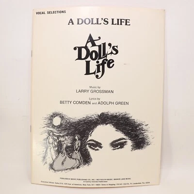 Doll's LIfe Vocal Selection Songbook Sheet Music Score 1982 Fiddleback - Image 1 of 4